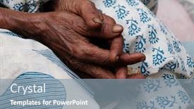  Presentation with old west - Presentation theme featuring hands-of-an-old-indian background and a mint green colored foreground