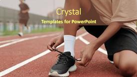  Presentation with black hands - PPT layouts having hands-of-schoolboy-tying-black and a tawny brown colored foreground