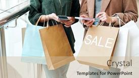  Presentation with scrolling - Presentation theme featuring hands-of-two-young-contemporary background and a coral colored foreground