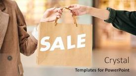  Presentation with black hands - Presentation design having hands-of-two-young-contemporary background and a coral colored foreground