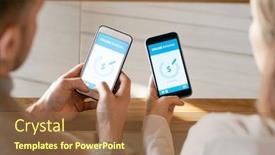  Presentation with money online - PPT layouts featuring hands-of-two-young-dates background and a tawny brown colored foreground