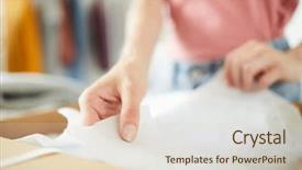  Presentation with multiracial team of young doctors stacking hands - PPT layouts enhanced with hands of young accurate designer background and a  colored foreground