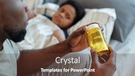  Presentation with father son hands - Amazing presentation design having hands-of-young-careful-father backdrop and a tawny brown colored foreground