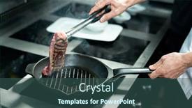  Presentation with holding hands - PPT theme enhanced with hands-of-young-chef-holding background and a ocean colored foreground