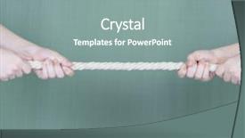  Presentation with children hands - Slides with hands of young competitors background and a gray colored foreground