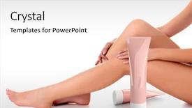  Presentation with shot - Colorful slide set enhanced with hands on light grey backround backdrop and a white colored foreground