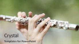  Presentation with music classic - Slides with library - scroll chart - focused students background and a gray colored foreground