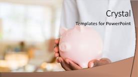  Presentation with taking care of children and parent - Theme having hands protecting and taking care background and a white colored foreground