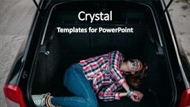  Presentation with duct - Slide deck having hands sealed with tape background and a black colored foreground