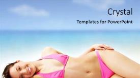  Presentation with shaking hands - Theme featuring hands shaking against office building background and a light blue colored foreground