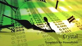  Presentation with time money - Presentation theme consisting of hands showing time with money background and a yellow colored foreground
