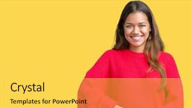  Presentation with more stone cross all things work together - PPT theme with hands together and fingers cross background and a light gray colored foreground