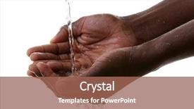  Presentation with pouring water - Theme having hands washing concept water pouring background and a violet colored foreground