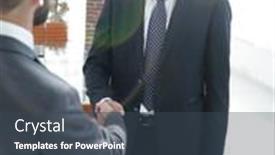  Presentation with lawyer - Cool new theme with handshake-of-a-businessman backdrop and a tawny brown colored foreground