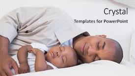  Presentation with catholic father son hoyly spirit - Amazing presentation having handsome african american boy parents - happy young father with baby backdrop and a white colored foreground