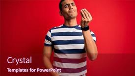  Presentation with italian american - Cool new presentation design with handsome-african-american-man-wearing backdrop and a wine colored foreground