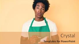  Presentation with order - Beautiful PPT layouts featuring handsome-african-american-man backdrop and a yellow colored foreground