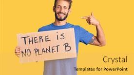  Presentation with beard - Audience pleasing presentation theme consisting of handsome-blond-man-with-beard backdrop and a yellow colored foreground