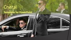  Presentation with handsome - Theme having handsome bodyguards near car outdoors background and a tawny brown colored foreground