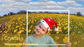  Presentation with sun desert - Audience pleasing PPT theme consisting of handsome-boy-in-red-cap backdrop and a gold colored foreground