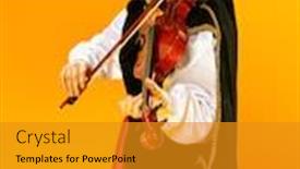  Presentation with sugar skull - PPT layouts enhanced with handsome-boy-with-sugar-skull background and a gold colored foreground