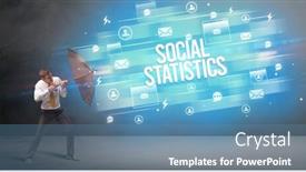  Presentation with defending - Beautiful theme featuring handsome-businessman-defending-with-umbrella backdrop and a teal colored foreground