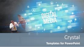  Presentation with defending - Audience pleasing PPT layouts consisting of handsome-businessman-defending-with-umbrella backdrop and a seafoam green colored foreground