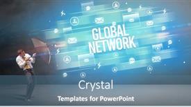  Presentation with defending - Amazing theme having handsome-businessman-defending-with-umbrella backdrop and a teal colored foreground