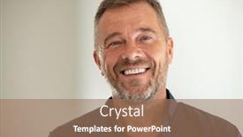  Presentation with smiling kids at summer camp - Beautiful PPT theme featuring handsome-businessman-smiling-and-looking backdrop and a coral colored foreground