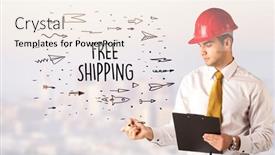  Presentation with free - Amazing slides having handsome-businessman-with-helmet-drawing backdrop and a sky blue colored foreground