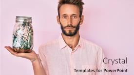  Presentation with attitude - Audience pleasing presentation theme consisting of handsome-caucasian-man-with-beard backdrop and a lemonade colored foreground