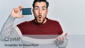  Presentation with beard - Theme enhanced with handsome-caucasian-man-with-beard background and a light gray colored foreground