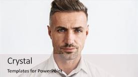  Presentation with invitation formal - Amazing presentation theme having handsome confident businessman wearing formal backdrop and a  colored foreground