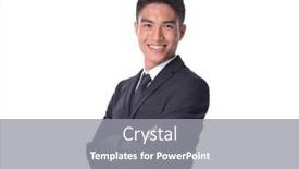  Presentation with man wear black suit - PPT layouts with handsome-fashion-model-elegant-man background and a gray colored foreground