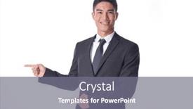  Presentation with man wear black suit - Theme with handsome-fashion-model-elegant-man background and a gray colored foreground