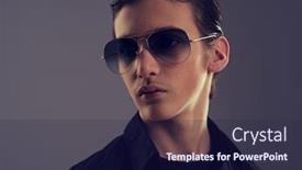  Presentation with old style - Slides consisting of handsome-fifteen-years-old-guy background and a navy blue colored foreground