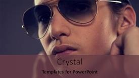  Presentation with old style - Presentation featuring handsome-fifteen-years-old-guy background and a tawny brown colored foreground