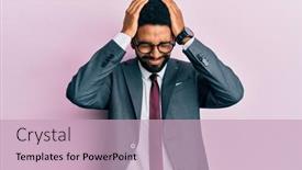  Presentation with beard - Audience pleasing PPT layouts consisting of handsome-hispanic-business-man backdrop and a soft green colored foreground