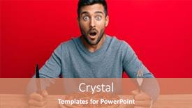  Presentation with eating - Theme featuring handsome-hispanic-man-eating-tasty background and a coral colored foreground