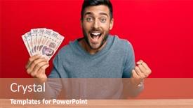  Presentation with mexican - Colorful PPT layouts enhanced with handsome-hispanic-man-holding-mexican backdrop and a coral colored foreground