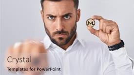  Presentation with hispanic - Presentation design having handsome-hispanic-man-holding-monero background and a sky blue colored foreground