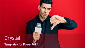  Presentation with hispanic heritage culture - PPT theme having handsome-hispanic-man-holding-reporter background and a wine colored foreground