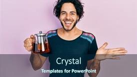  Presentation with traditional - Presentation design having handsome-hispanic-man-holding-traditional background and a navy blue colored foreground