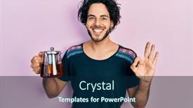  Presentation with traditional - PPT theme having handsome-hispanic-man-holding-traditional background and a  colored foreground