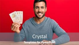  Presentation with united kingdom - PPT layouts featuring handsome-hispanic-man-holding-united background and a ocean colored foreground