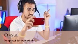  Presentation with video games playing - 