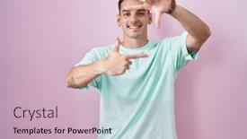  Presentation with frame pink - 