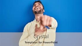  Presentation with shame - Presentation theme consisting of handsome-hispanic-man-standing-over background and a  colored foreground