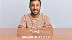  Presentation with clothes - Theme enhanced with handsome-hispanic-man-wearing-casual background and a coral colored foreground