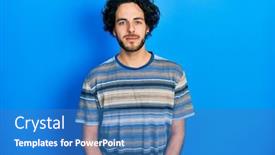  Presentation with pink simple - PPT theme having handsome-hispanic-man-wearing-casual background and a teal colored foreground